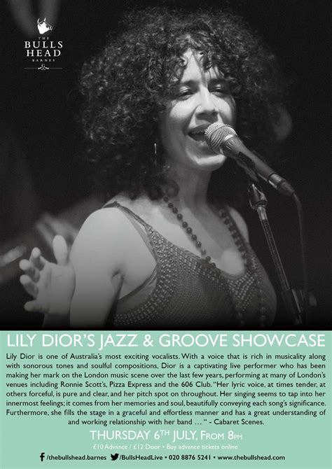 lily dior|lily dior jazz singer.